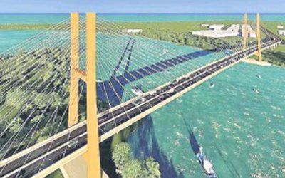 Sejauh 1,048 meter, jambatan Bintulu-Jepak disangka siap tahun 2023