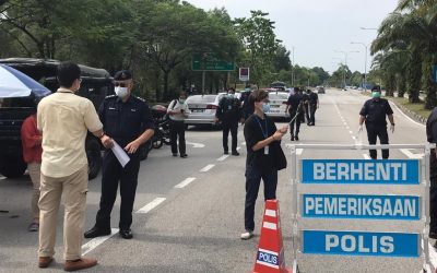 Pemandu lori bertindak agresif, tangkapan pertama di Perintah Kawalan Pergerakan di Sarawak
