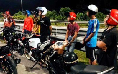 25 penunggang motosikal dari Kota Samarahan ditahan dan dikompaun langgar PKPB