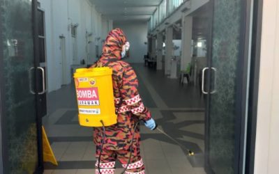 Bomba di Sarawak telah melakukan 429 operasi pembasmian kuman di 11 daerah