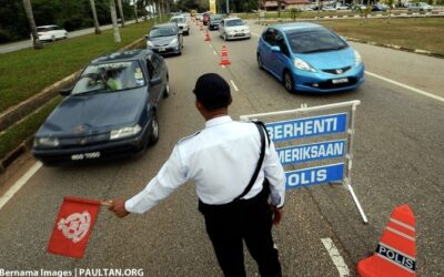 15 kenderaan telah diarahkan berpatah balik dari road block Sri Aman-Simunjan